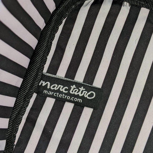 marc tetro Westie Cosmetic Case Bag Extra Large PVC Saffiano Red NWT - Picture 12 of 13